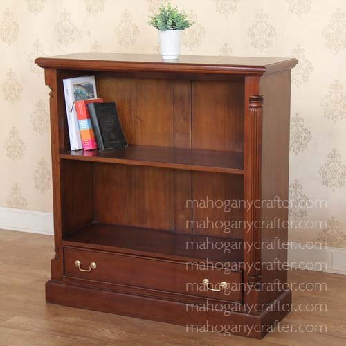 BC-092-1-Drawer-Small-Open-Bookcase