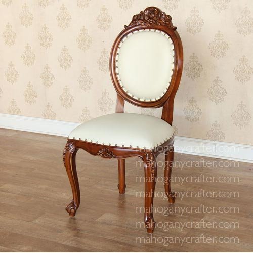 CH-059-Oval-Carved-Back-Chair-With-Leather-Upholstery-60x74x112cm-1