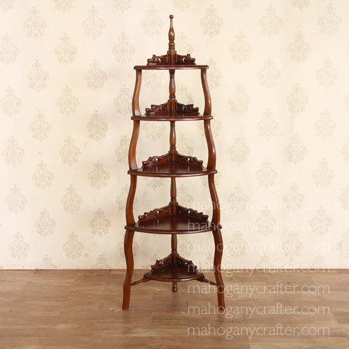 R-001-Corner-Rack-5-Shelves